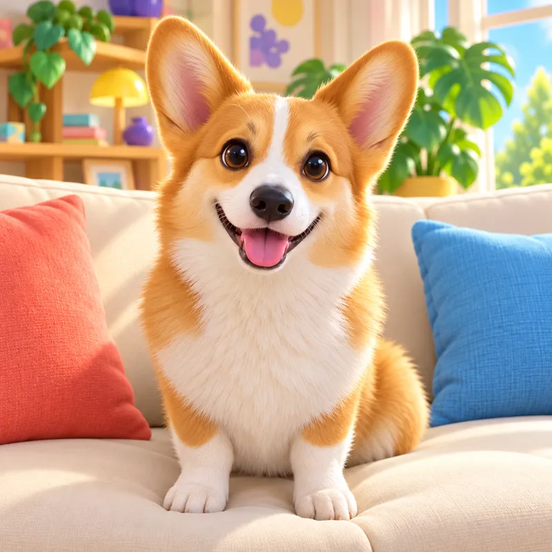 Character look rendered for the series